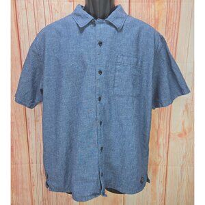 Vans x Gilbert Crockett Classic Fit Denim Print Shirt Large